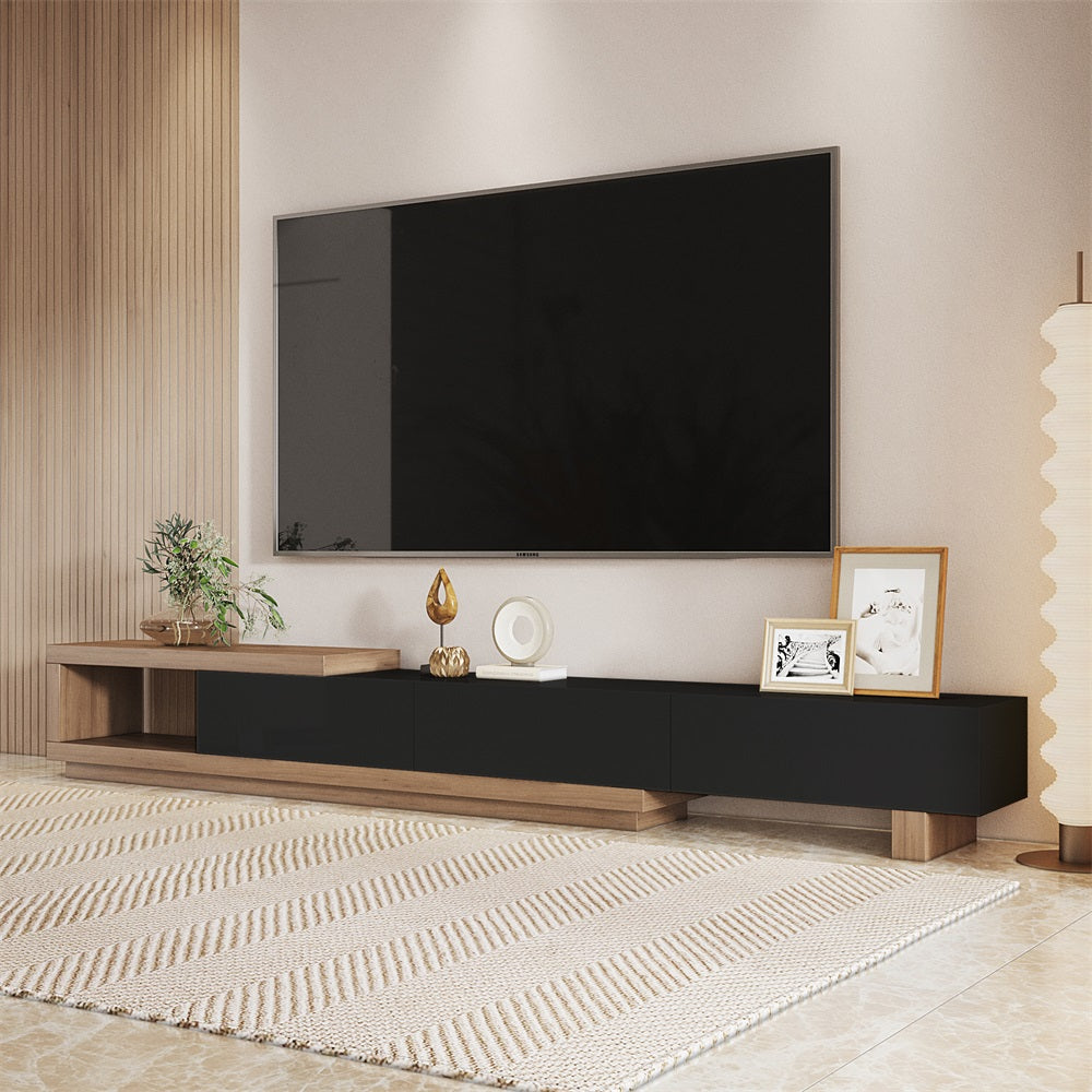 Japandi Black TV Stand - Japandi