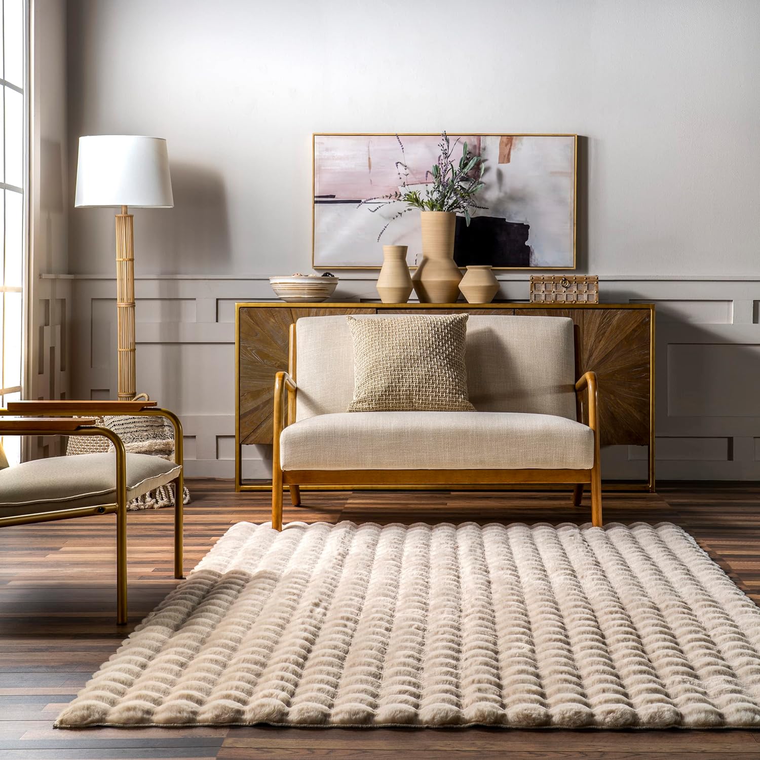 Japandi Plush Cloud Area Rug - Japandi