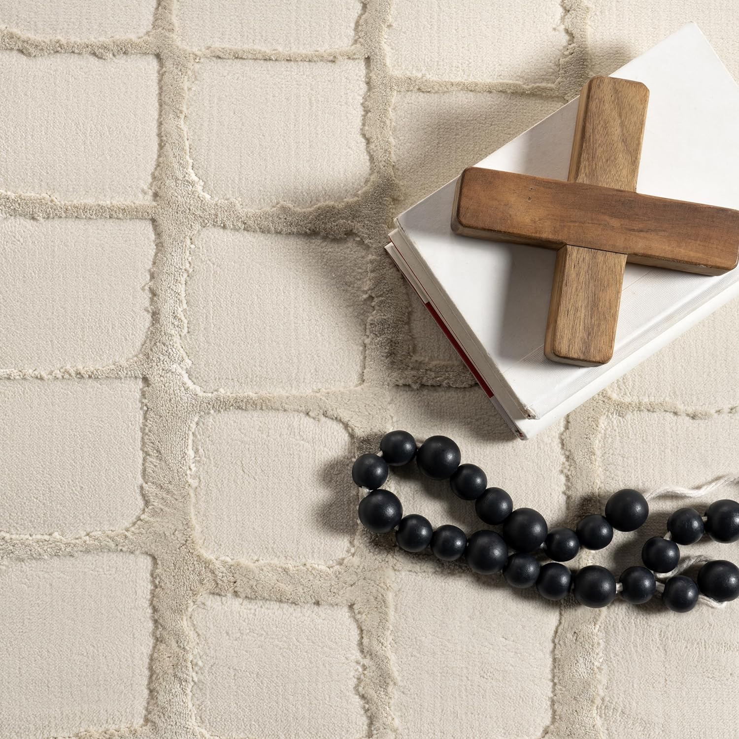 Japandi Organic Patterned Rug - Japandi