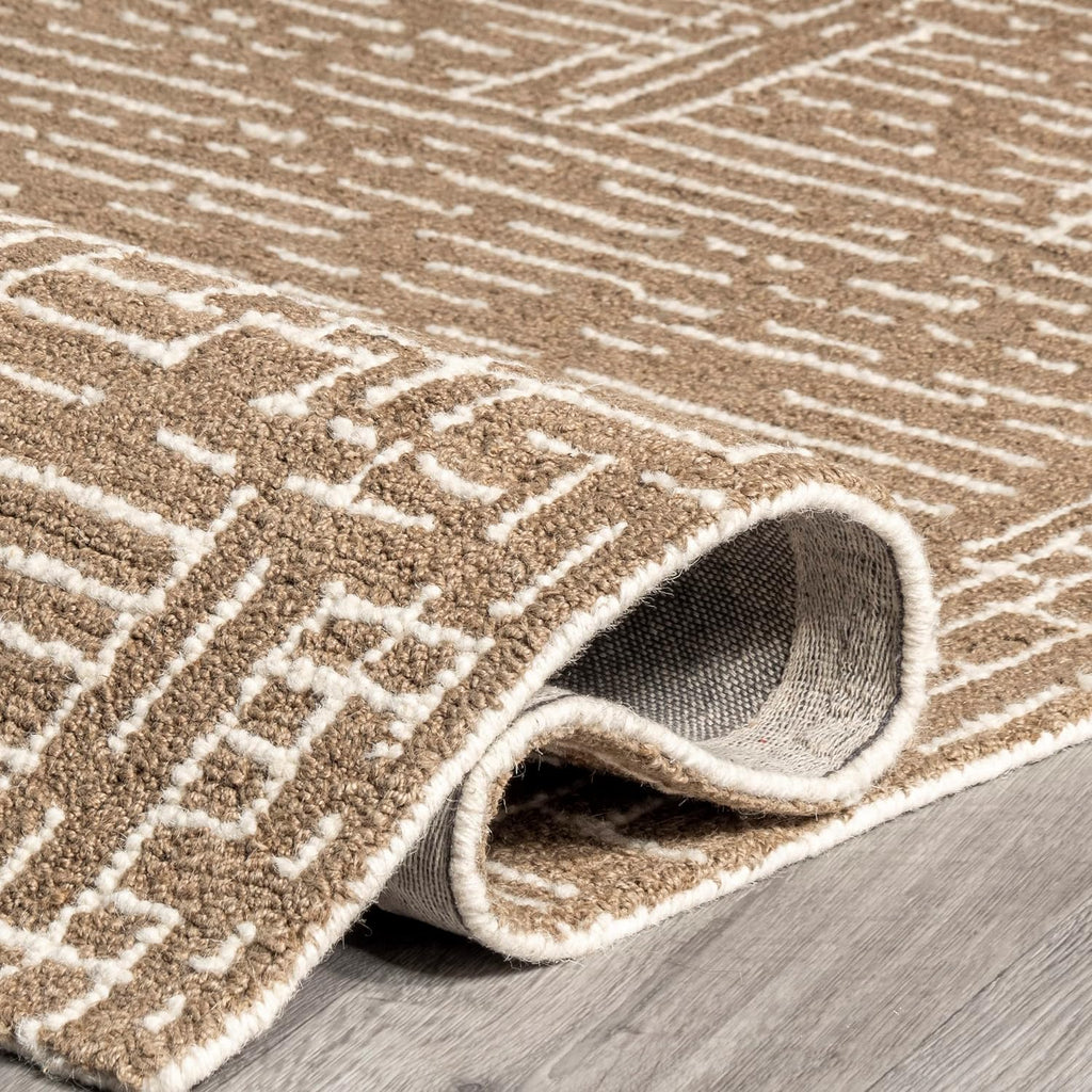 Japandi Jute and Wool Rug - Japandi