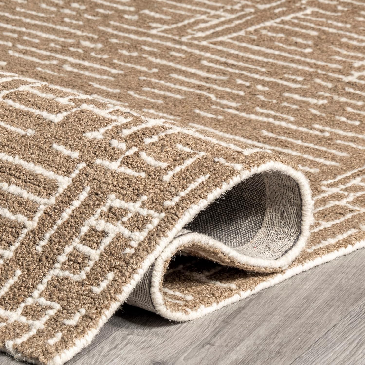 Japandi Jute and Wool Rug - Japandi