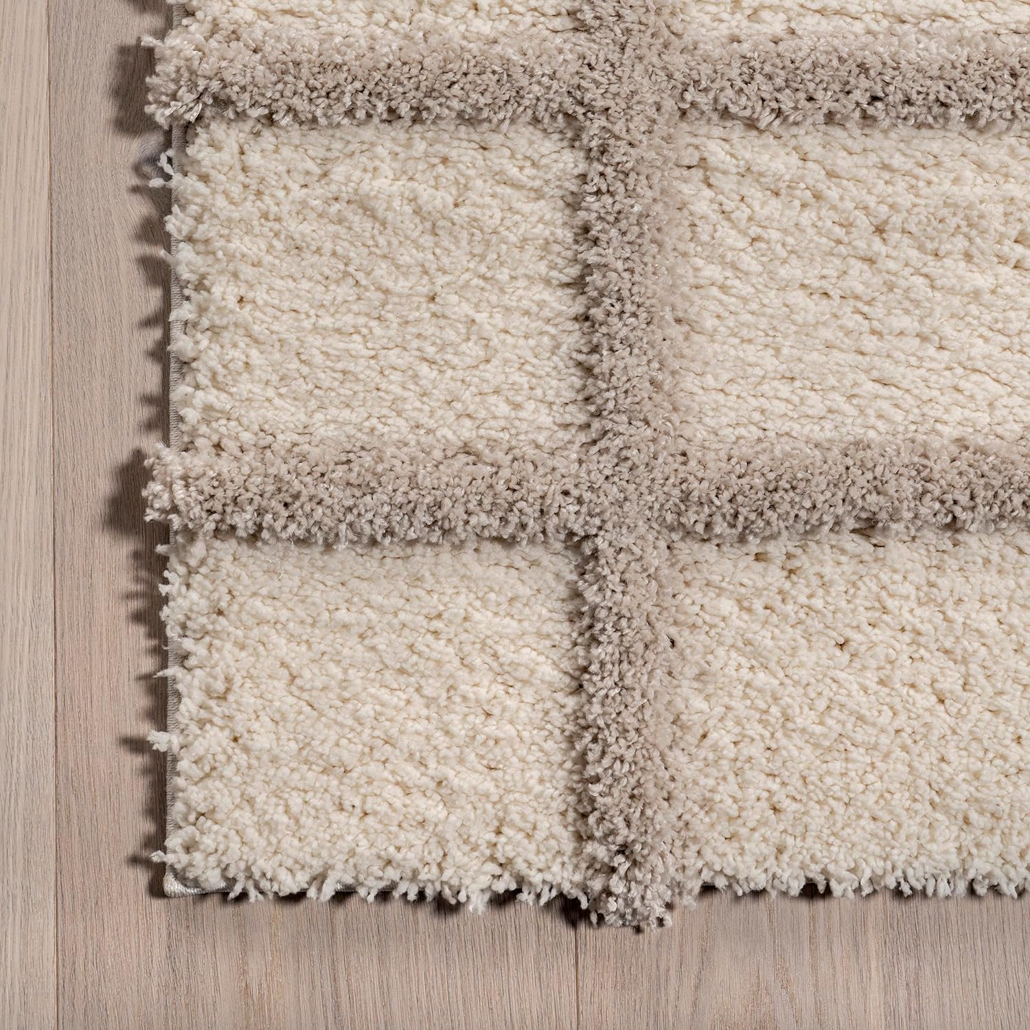 Japandi Checkered Texture Rug - Japandi