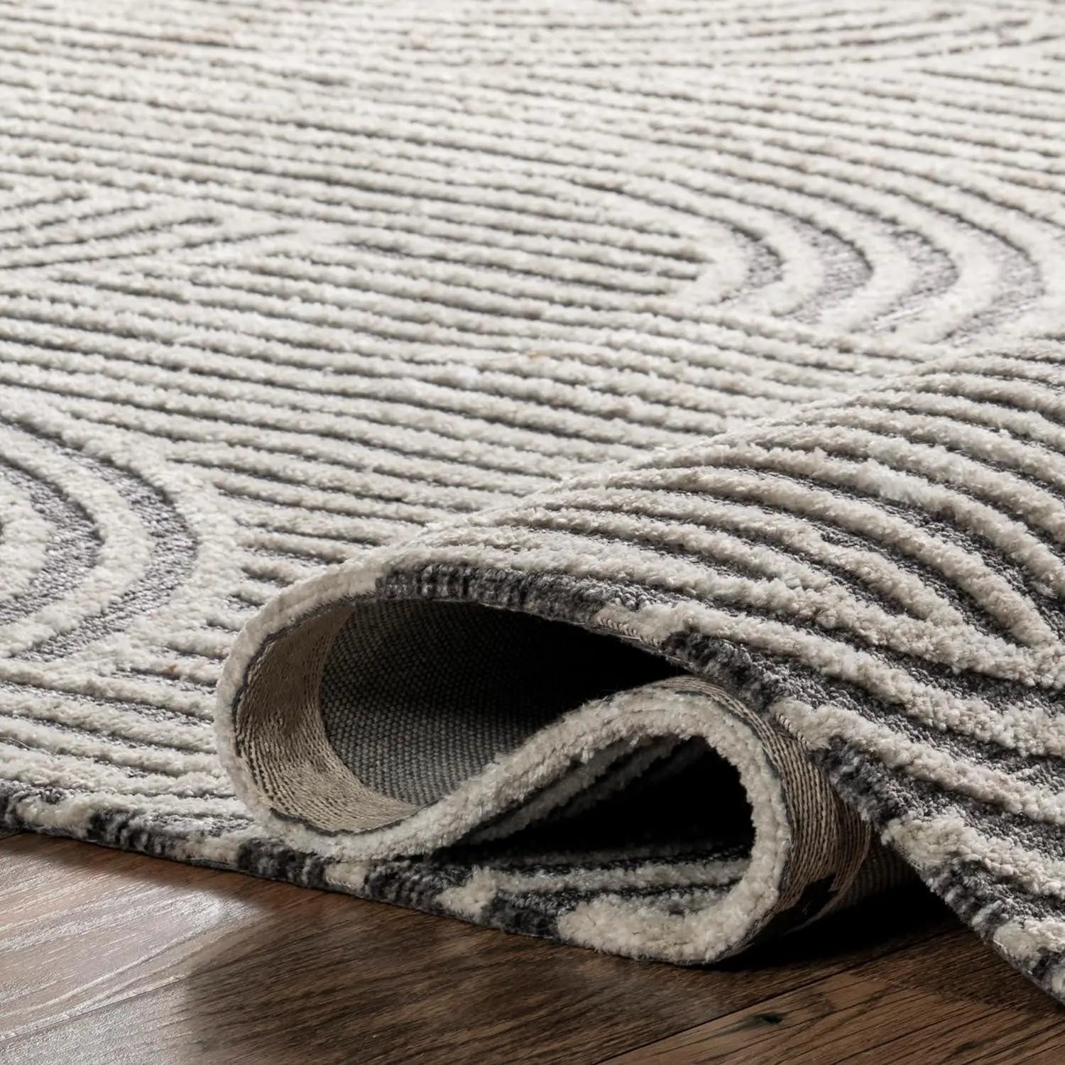 Japandi Dark Grey Rug - Japandi