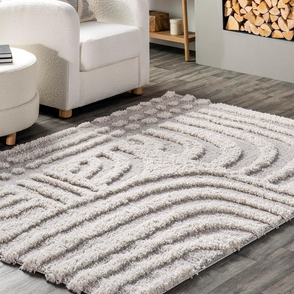 Japandi Shag Waves Rug - Japandi