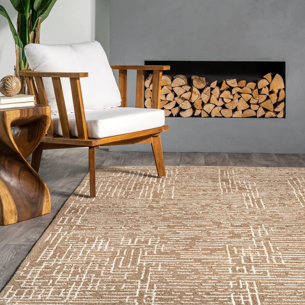 Japandi Jute and Wool Rug - Japandi