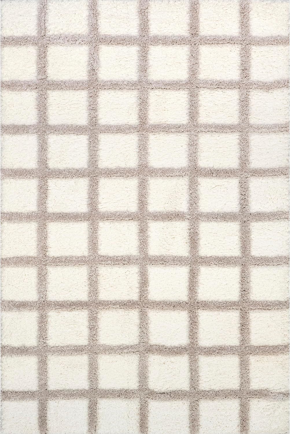 Japandi Checkered Texture Rug - Japandi