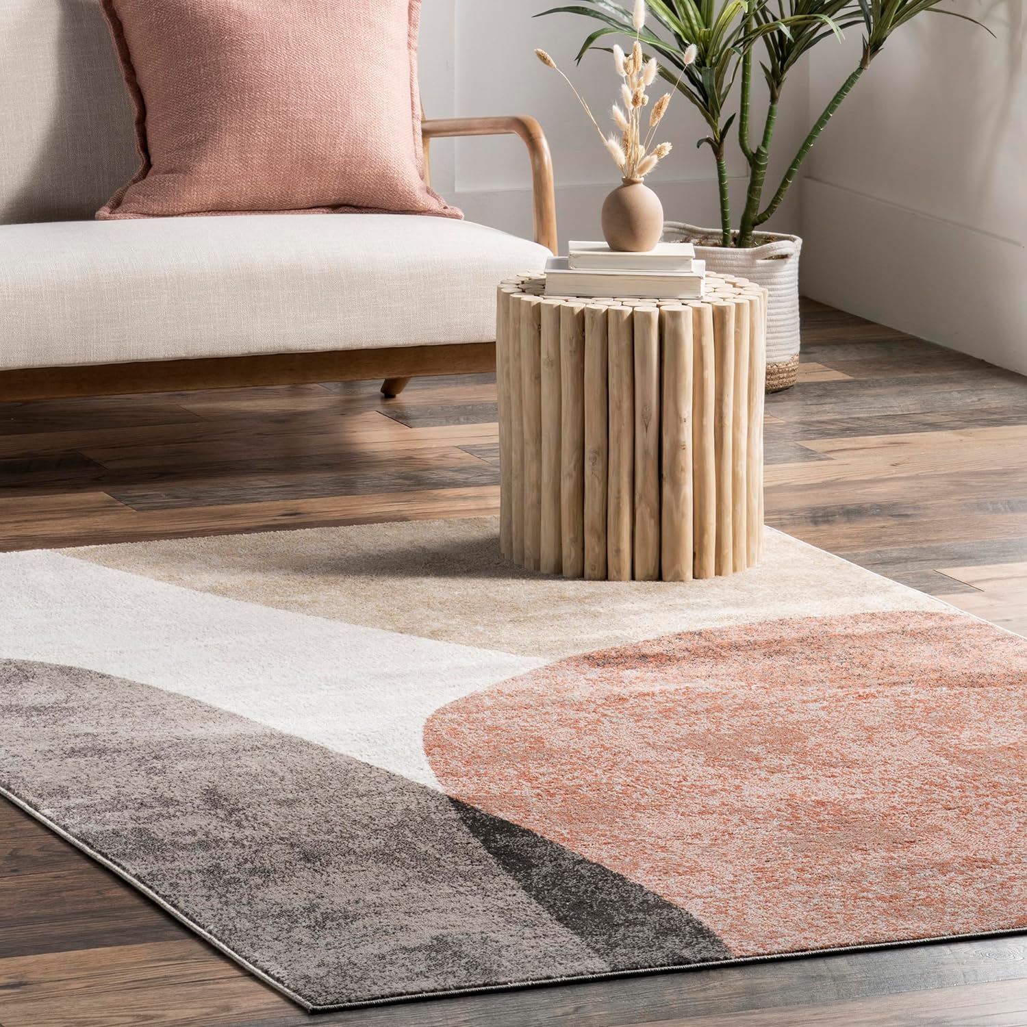 Japandi Abstract Shape Rug - Japandi