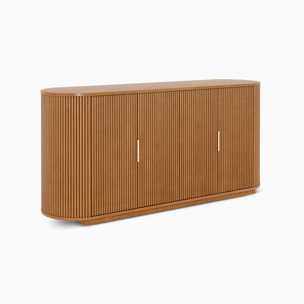 Japandi Ash Wood Sideboard - Japandi