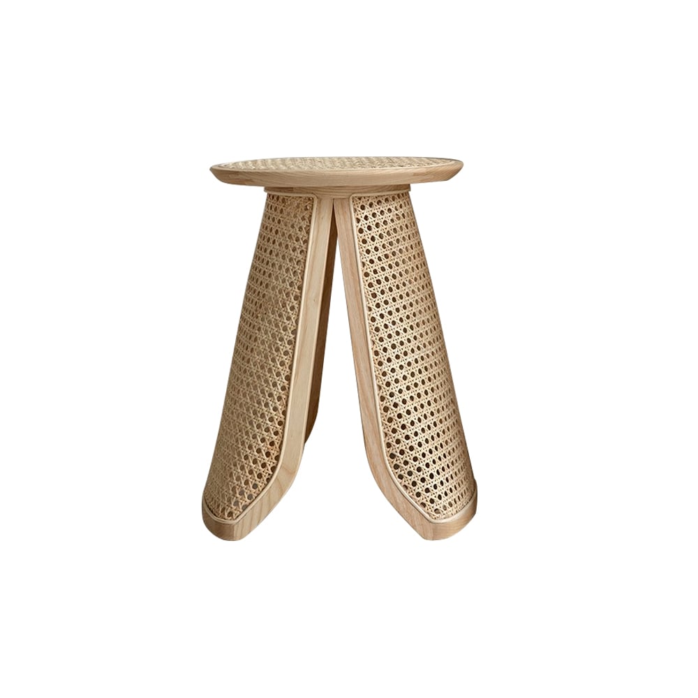 Japandi Rattan Side Table - Japandi