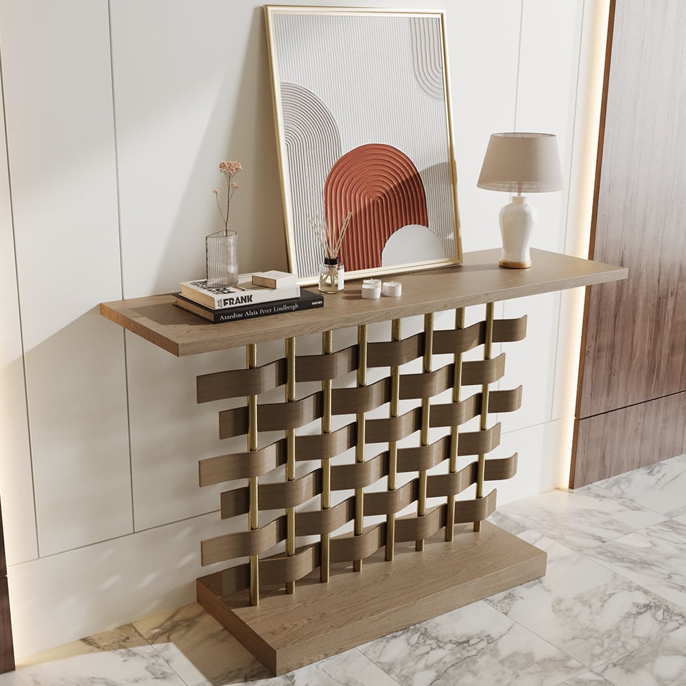 Japandi Modern Console Table - Japandi