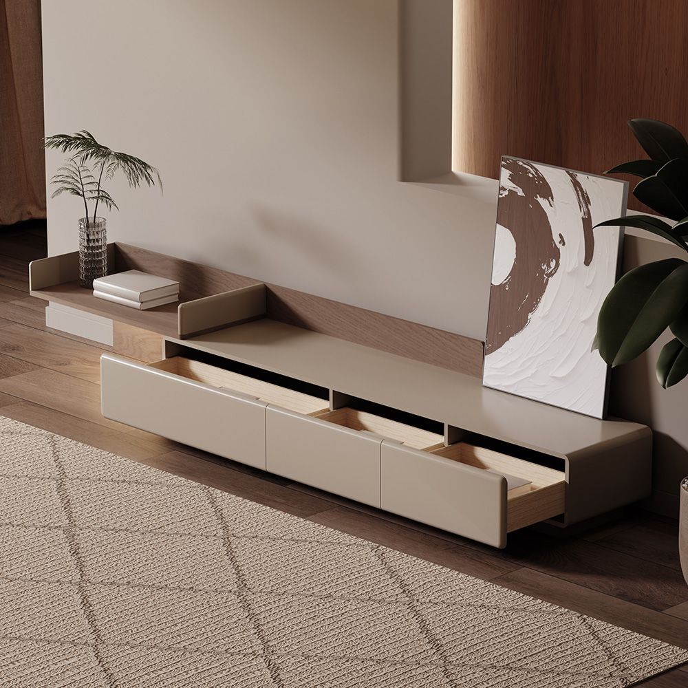 Japandi Modern Retractable TV Stand - Japandi