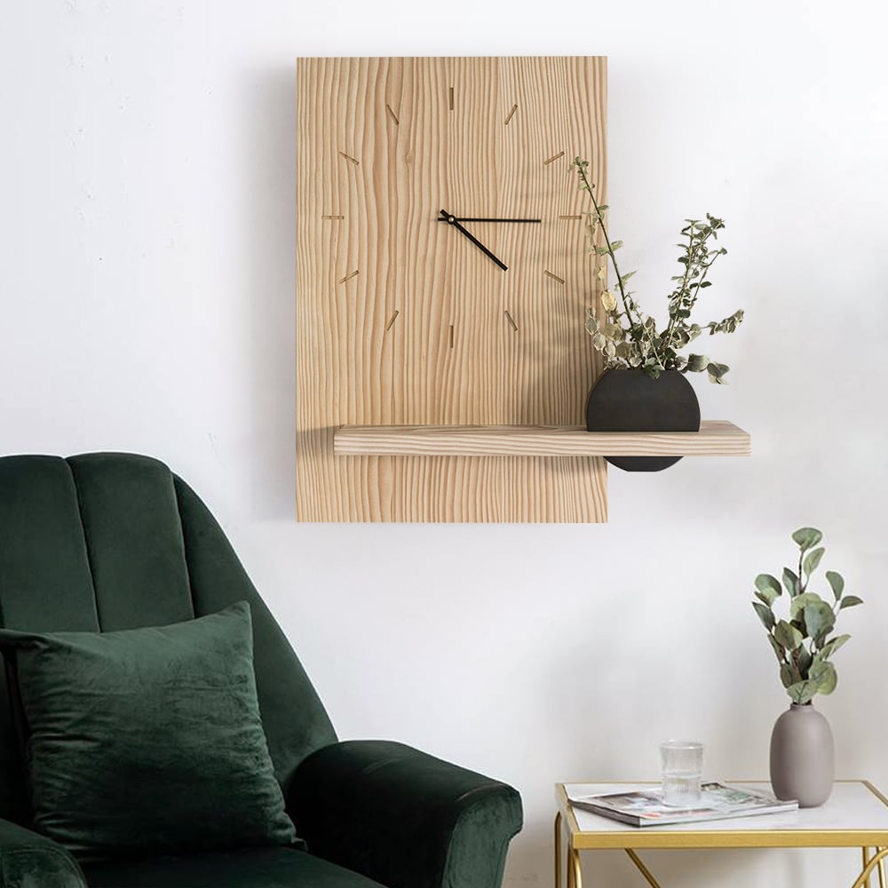 Japandi Wood Wall Clock - Japandi