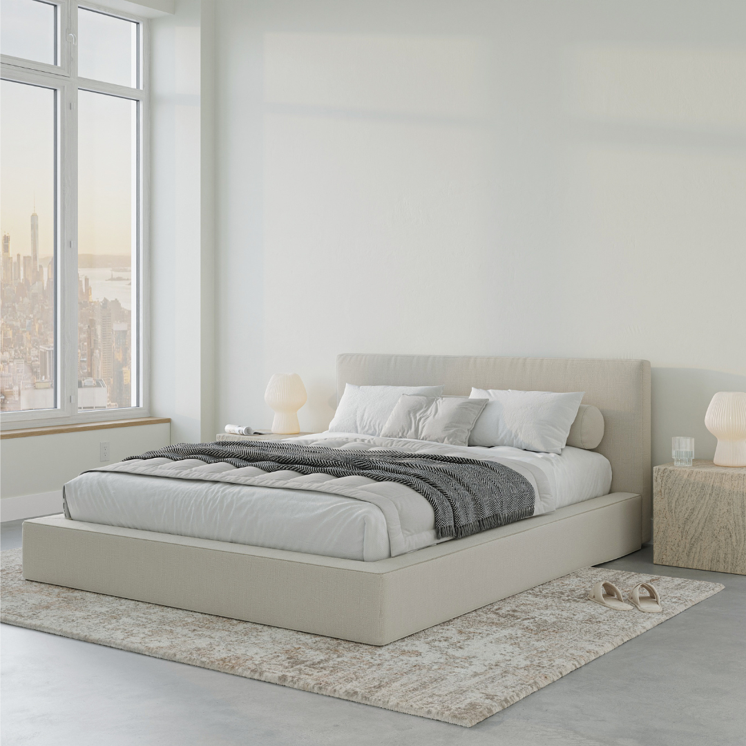 Japandi Neutral Bed - Japandi