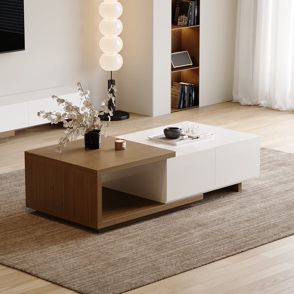 Japandi Extendable Coffee Table - Japandi