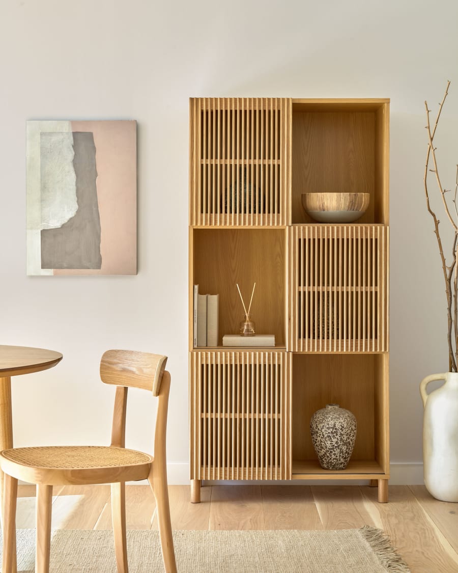 Japandi Solid Oak Shelf - Japandi