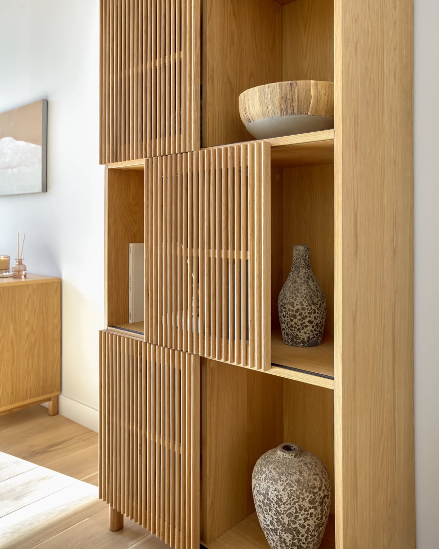Japandi Solid Oak Shelf - Japandi