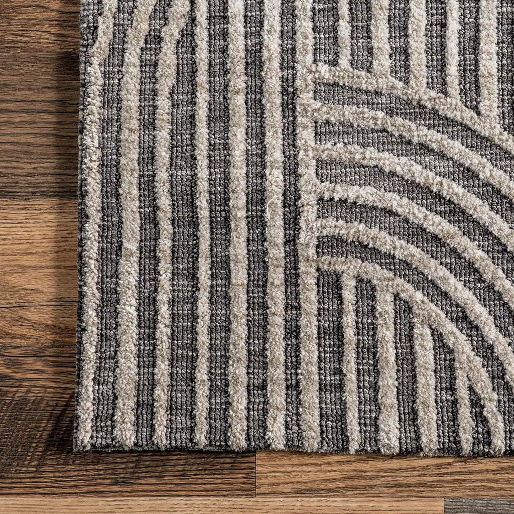 Japandi Dark Grey Rug - Japandi