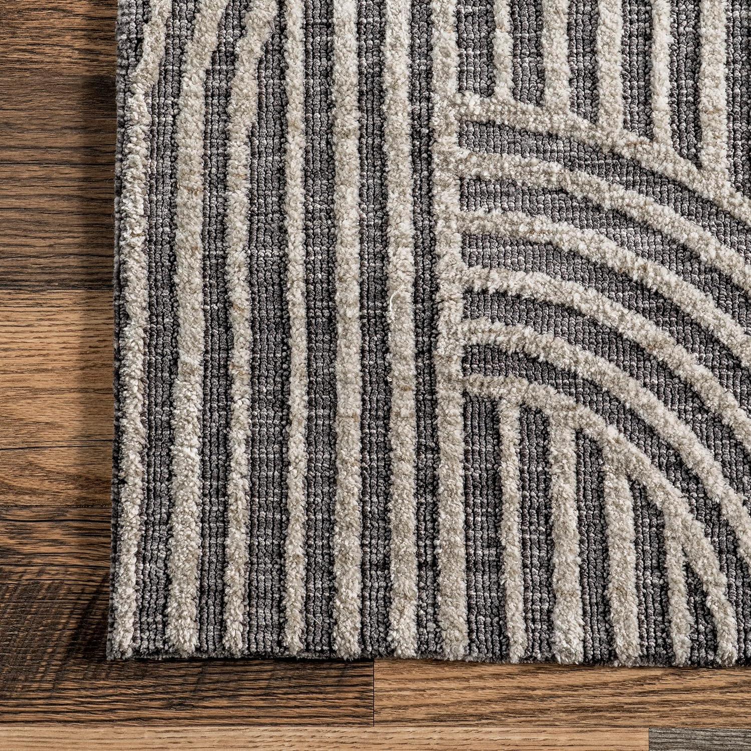 Japandi Dark Grey Rug - Japandi