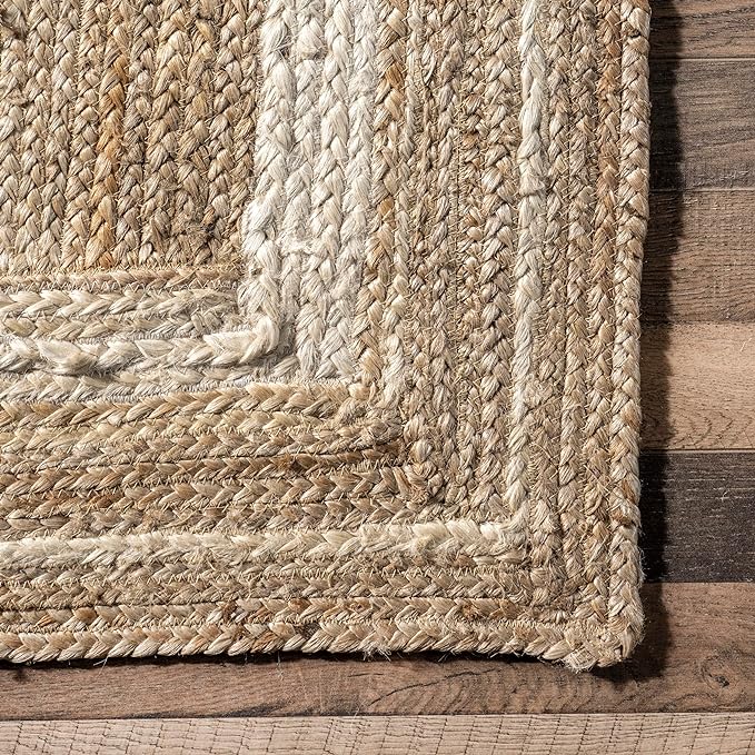 Japandi Jute Bordered Rug - Japandi