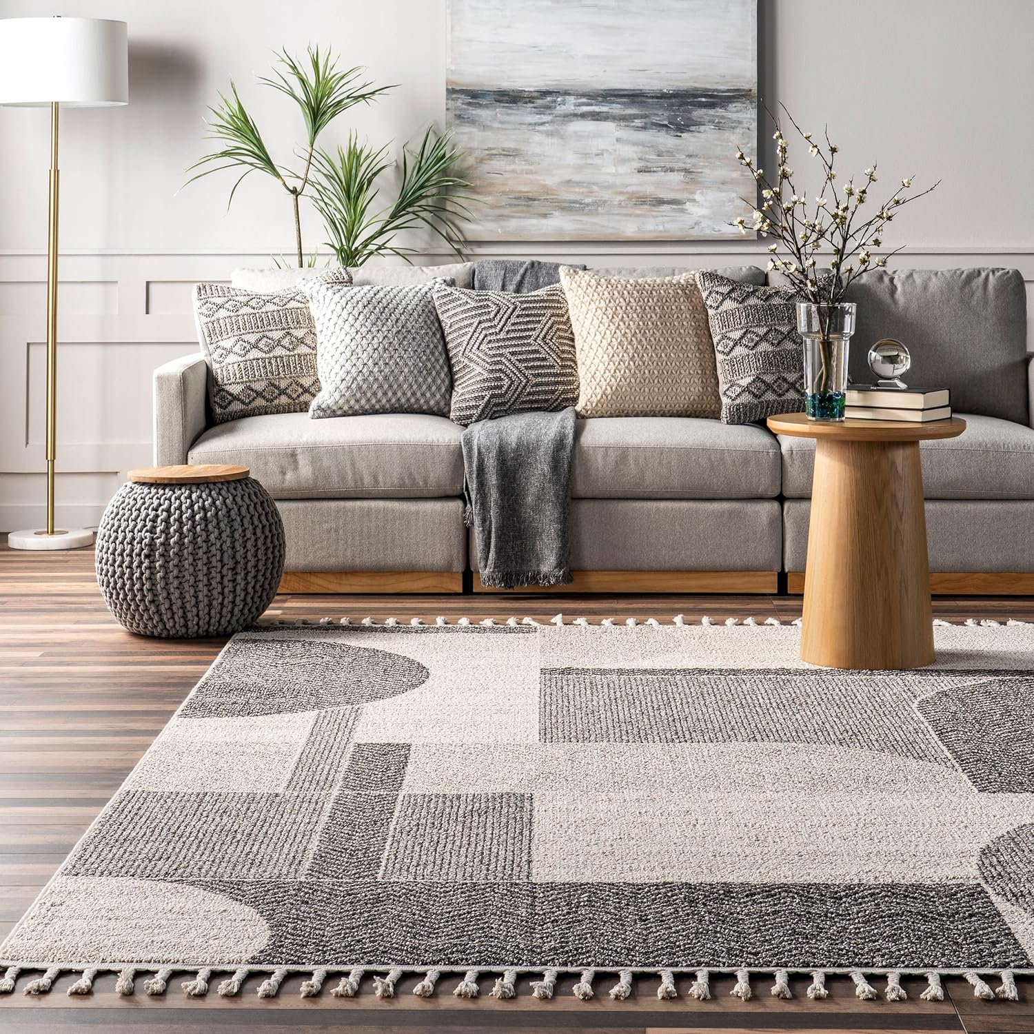 Japandi Lattice Rug - Japandi