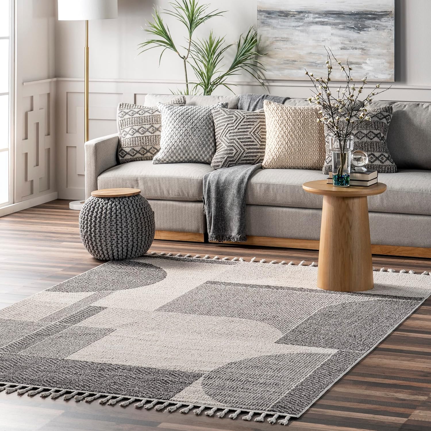 Japandi Lattice Rug - Japandi