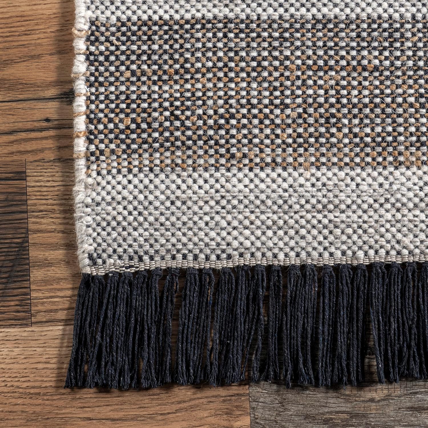 Japandi Wool Striped Rug - Japandi