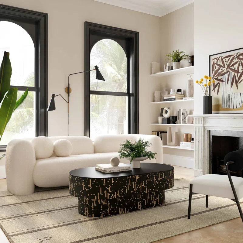 Japandi Bouclé Design Sofa - Japandi