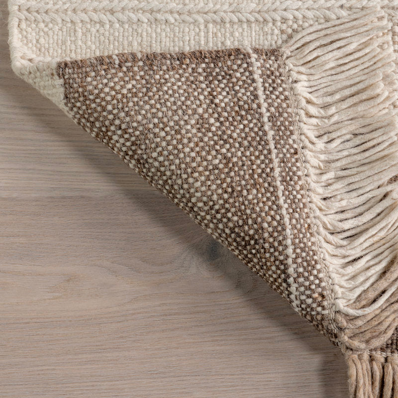 Japandi Geometric Braided Rug - Japandi