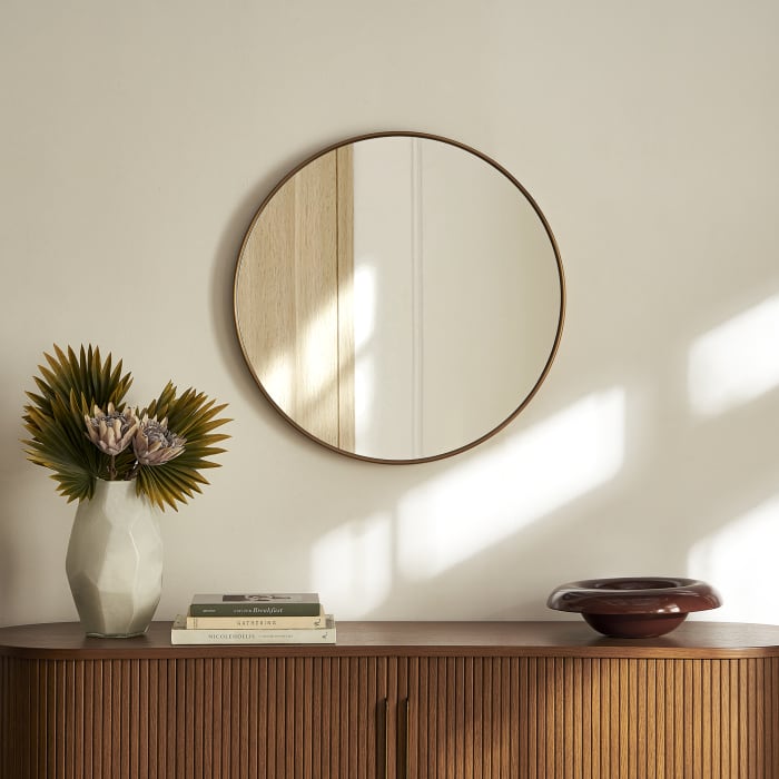 Japandi Round Wall Mirror - Japandi