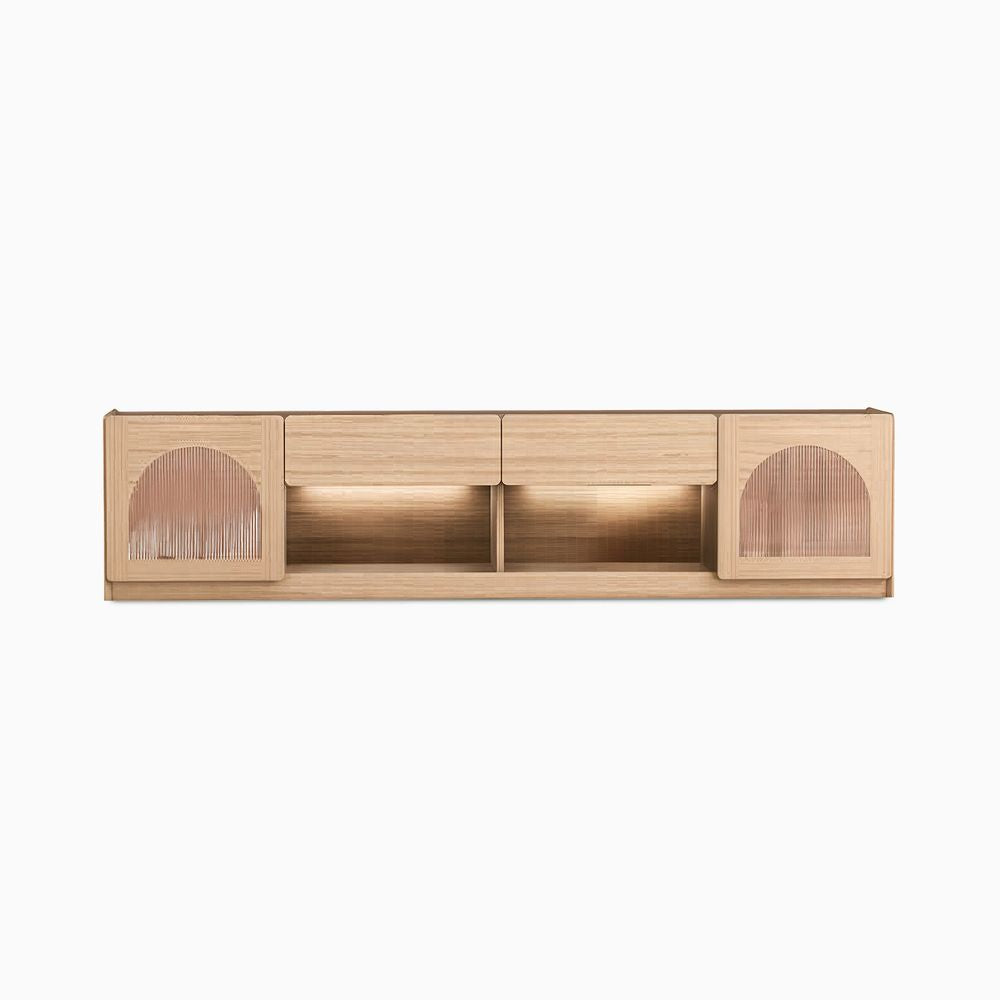 Japandi Arch Design TV Stand - Japandi