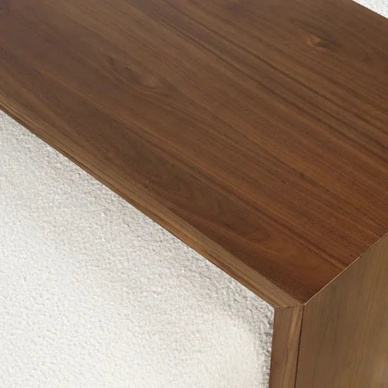 Japandi Coffee Table Ottoman - Japandi