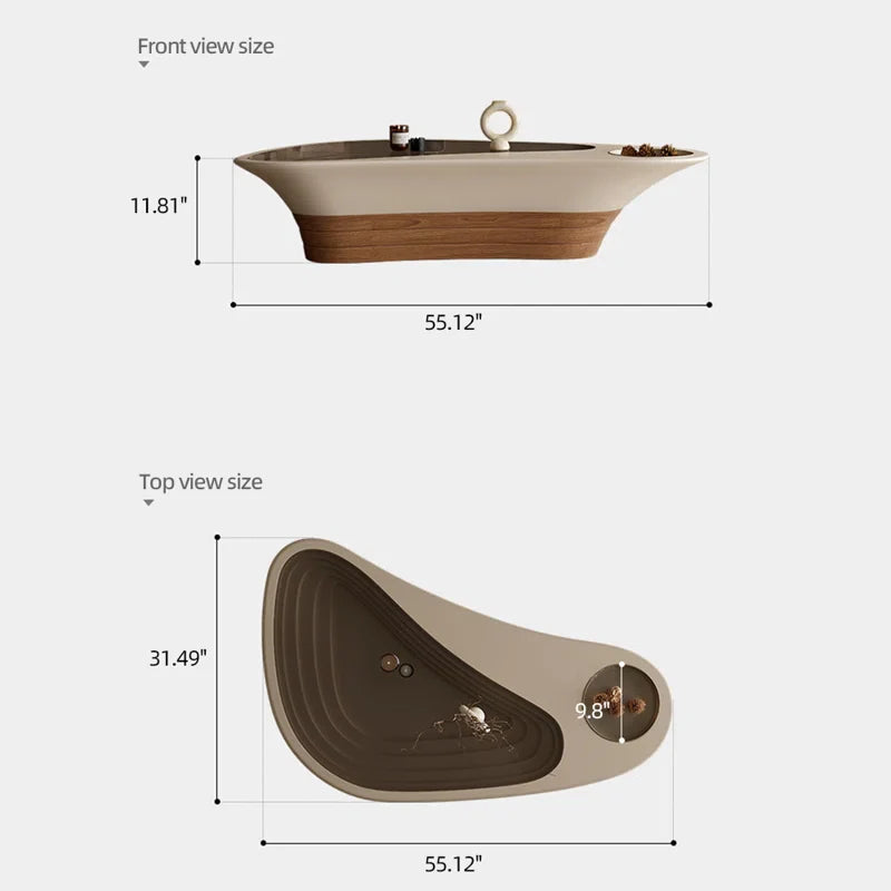 Japandi Freeform Coffee Table - Bayat - Japandi