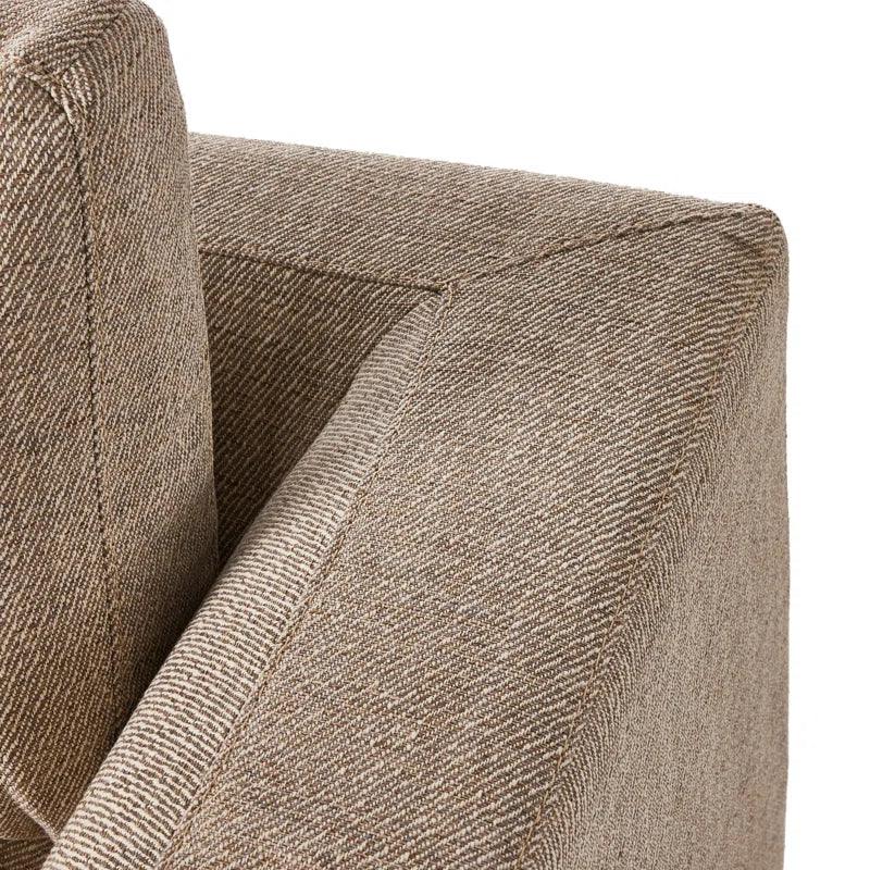 Extra Wide Japandi Sofa with Deep Cushions - Japandi