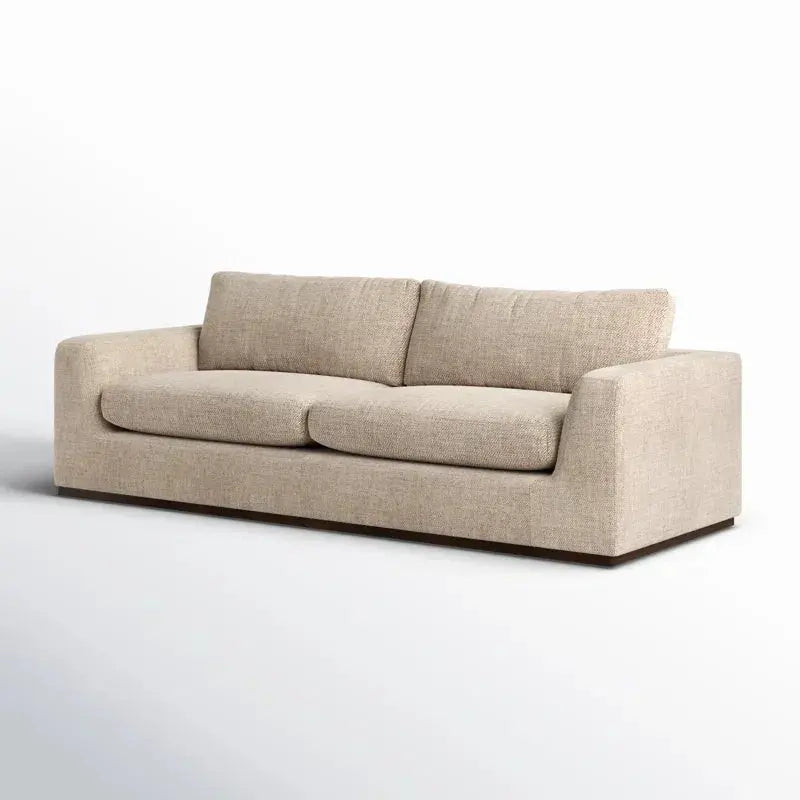Extra Wide Japandi Sofa with Deep Cushions - Japandi