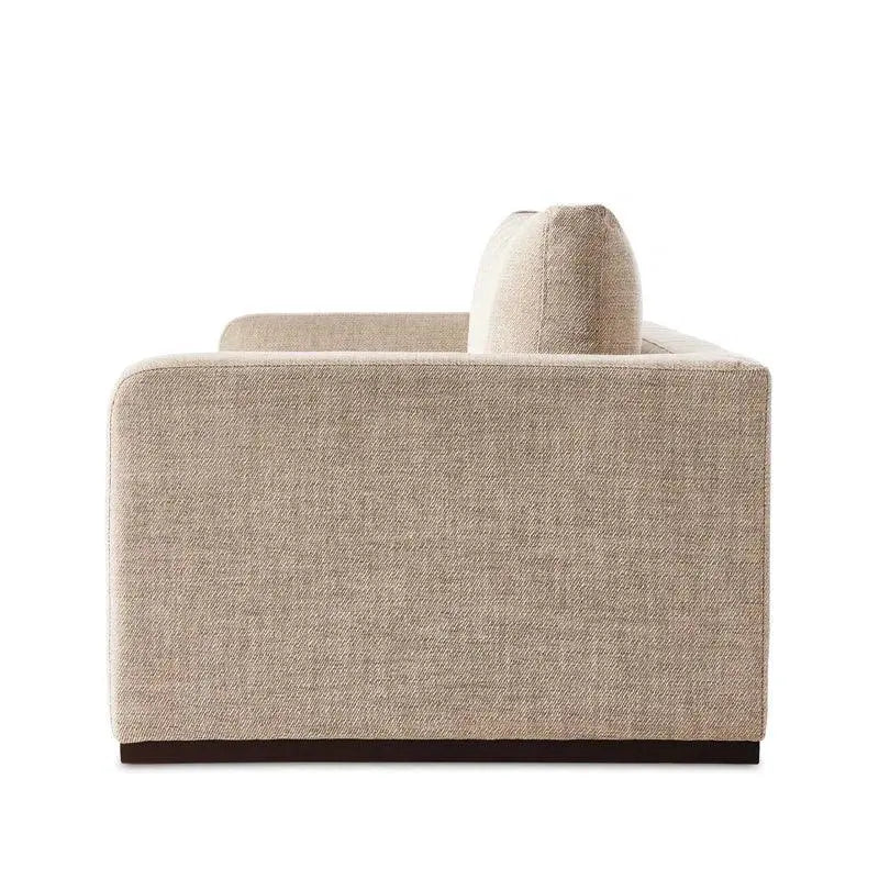 Extra Wide Japandi Sofa with Deep Cushions - Japandi