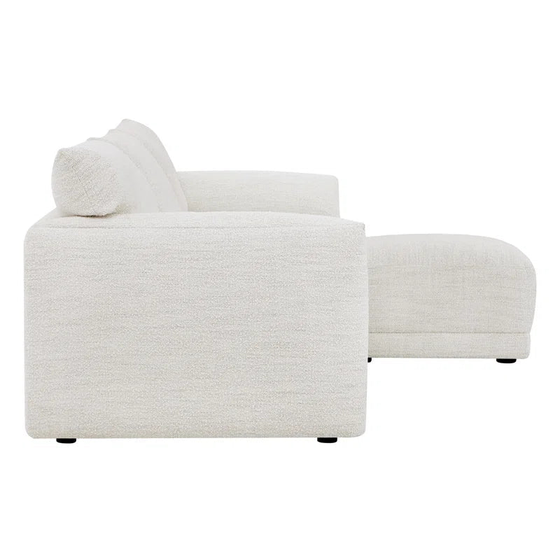 Japandi Modular Sectional with Ottoman - Japandi