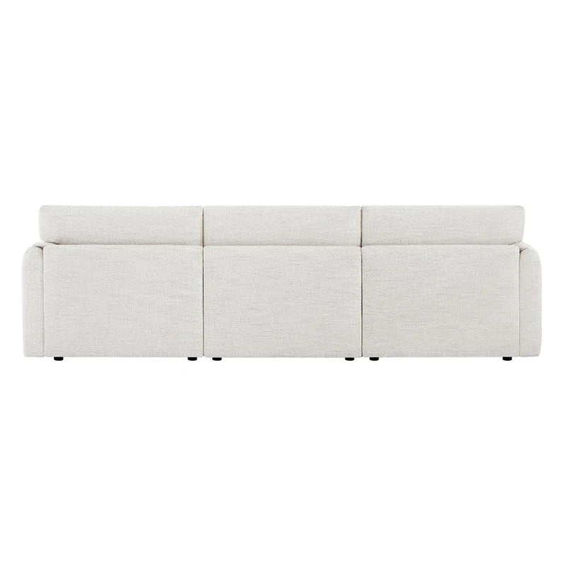 Japandi Modular Sectional with Ottoman - Japandi