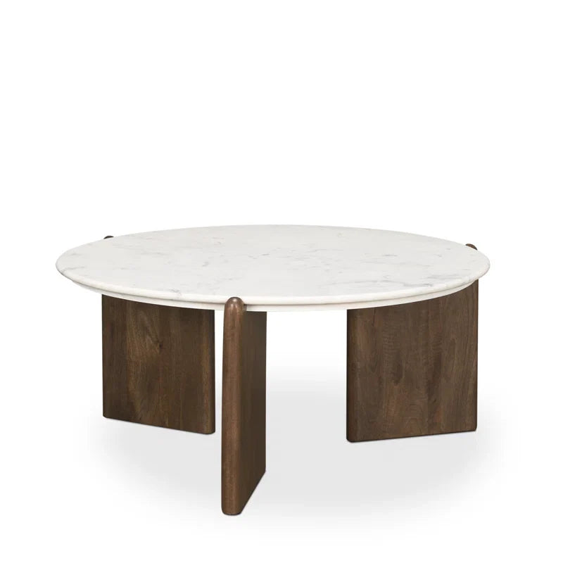 Japandi Minimalist Three-Leg Coffee Table - Brecken - Japandi