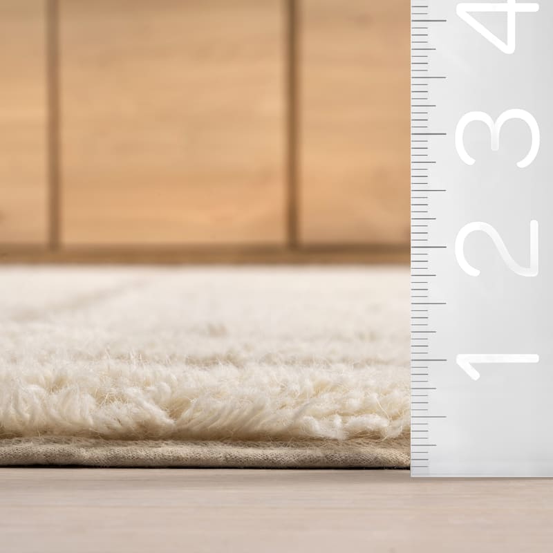 Japandi Geometric Wool Rug - Japandi