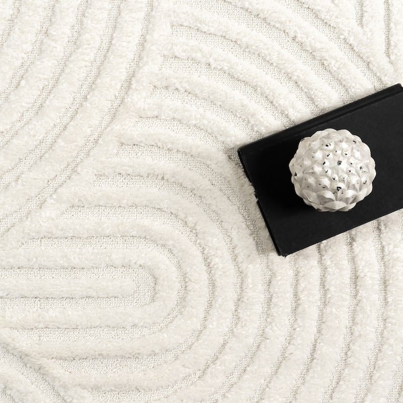 Japandi Geometric Arched Rug - Japandi