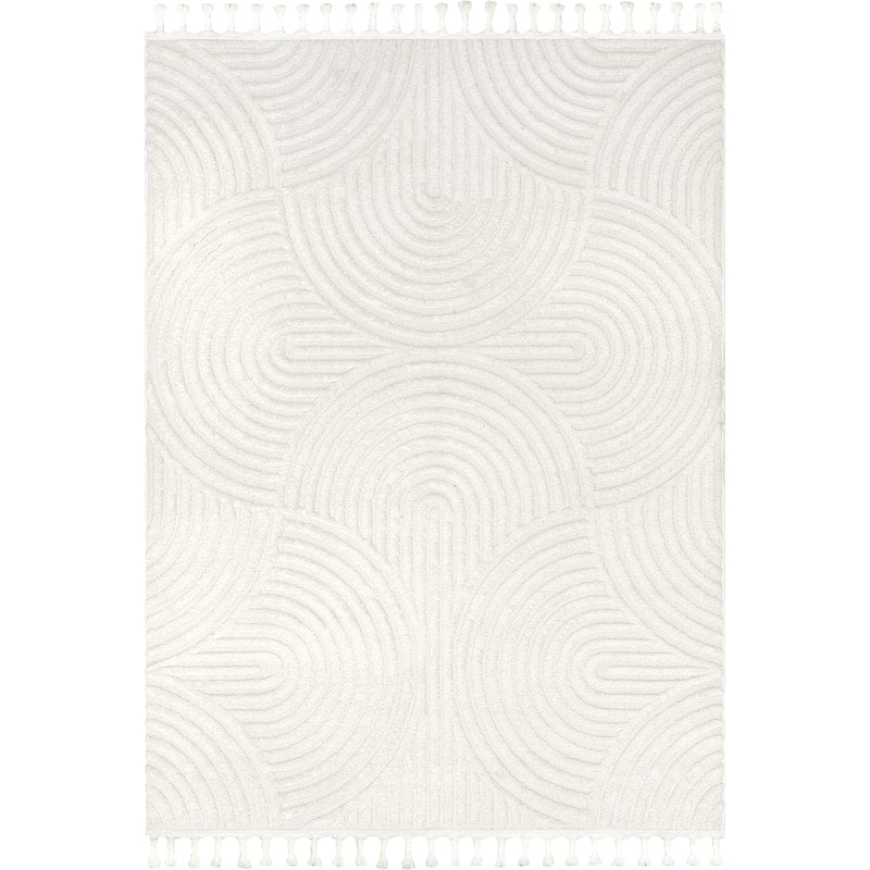 Japandi Geometric Arched Rug - Japandi