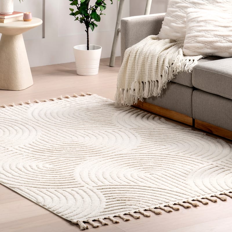Japandi Geometric Arched Rug - Japandi