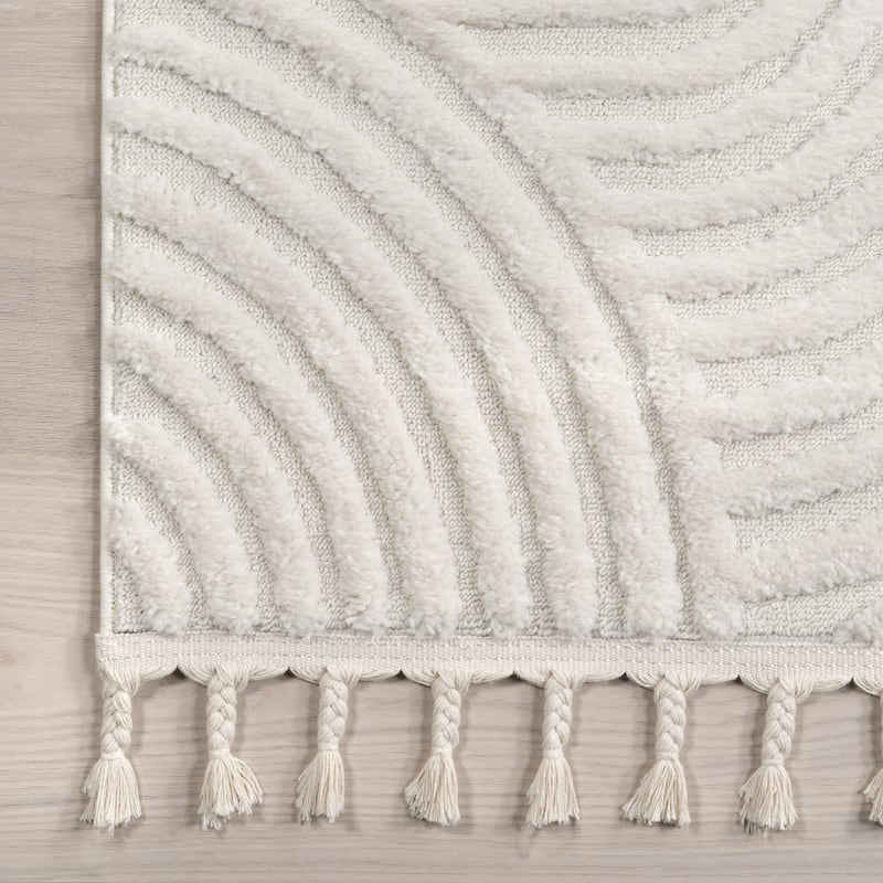 Japandi Geometric Arched Rug - Japandi