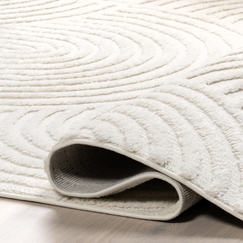 Japandi Geometric Arched Rug - Japandi