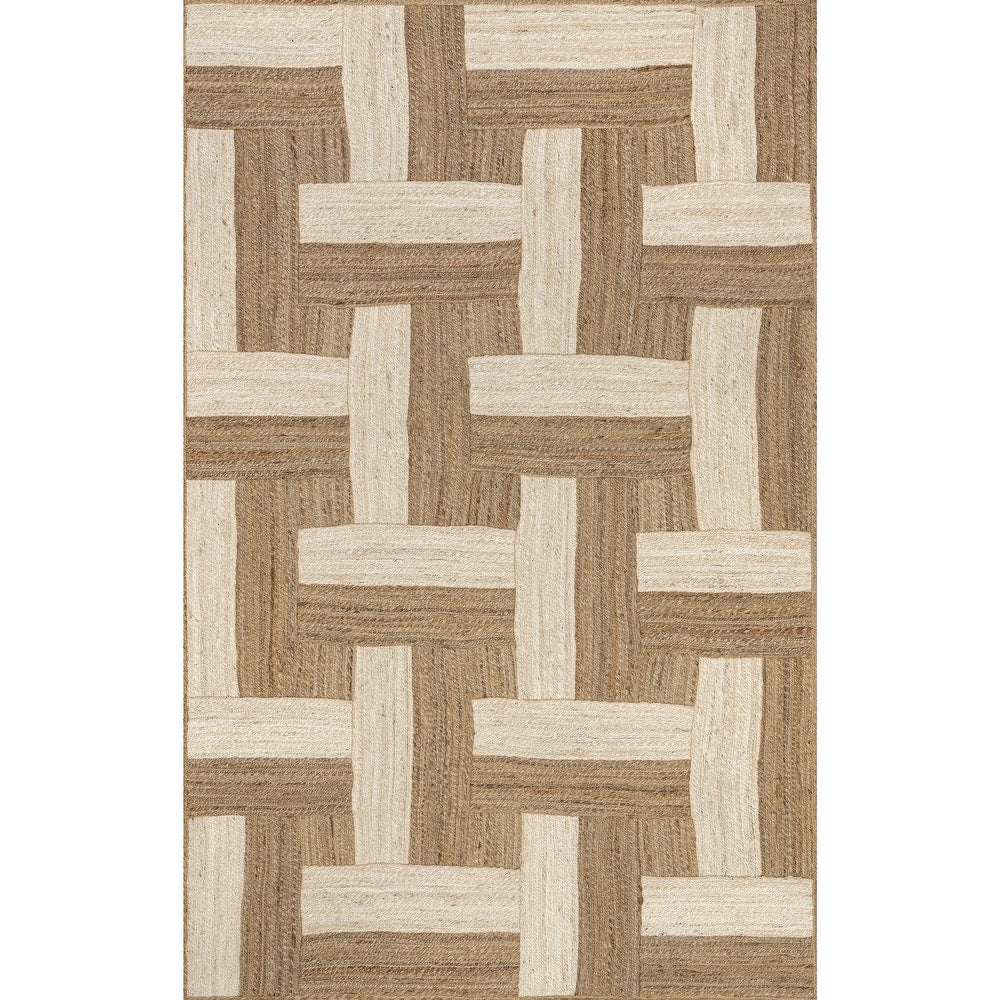 Japandi Bicolor Jute Rug - Japandi
