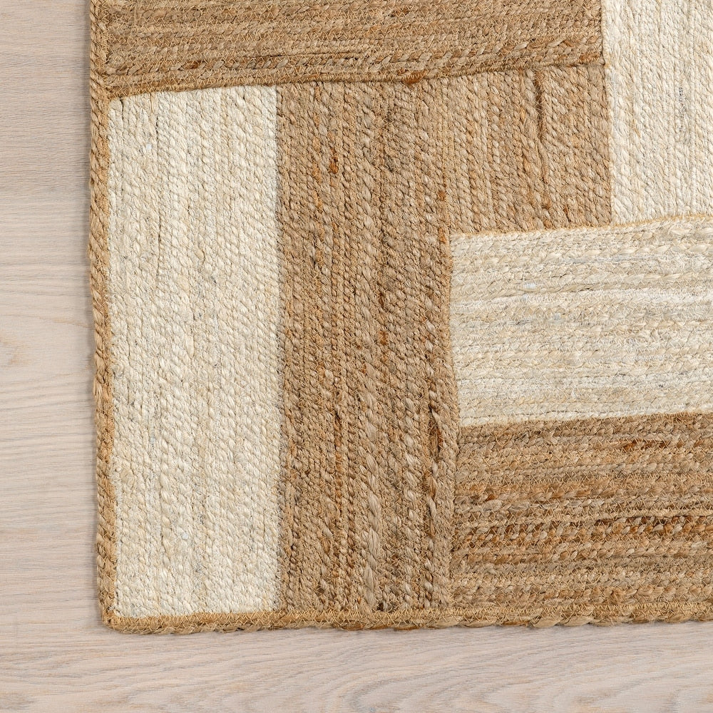 Japandi Bicolor Jute Rug - Japandi