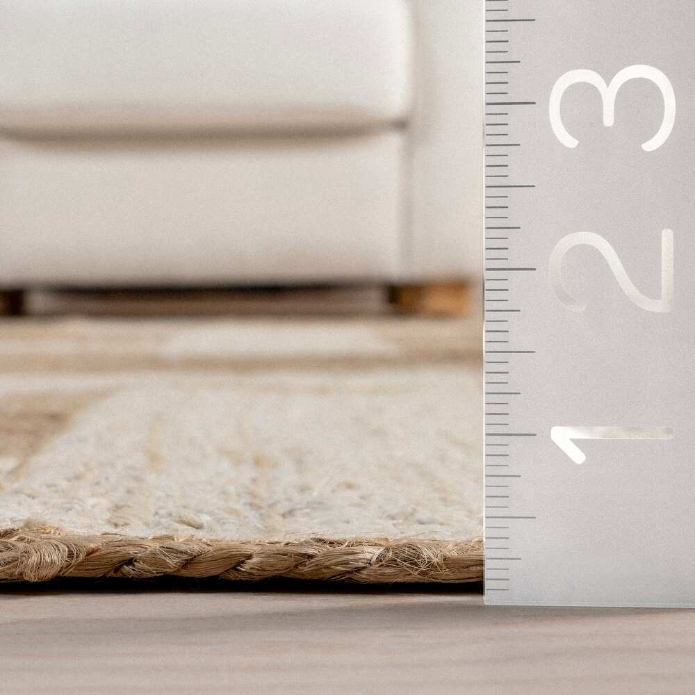 Japandi Bicolor Jute Rug - Japandi