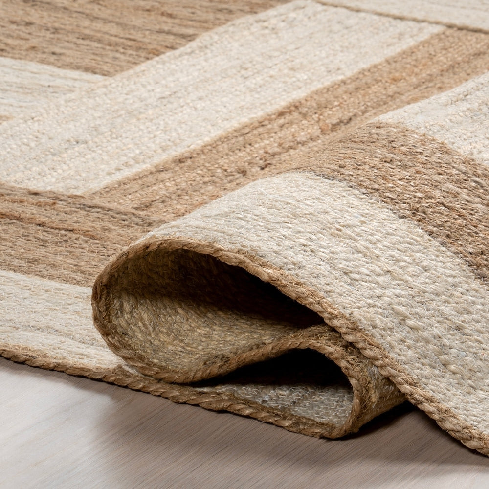 Japandi Bicolor Jute Rug - Japandi
