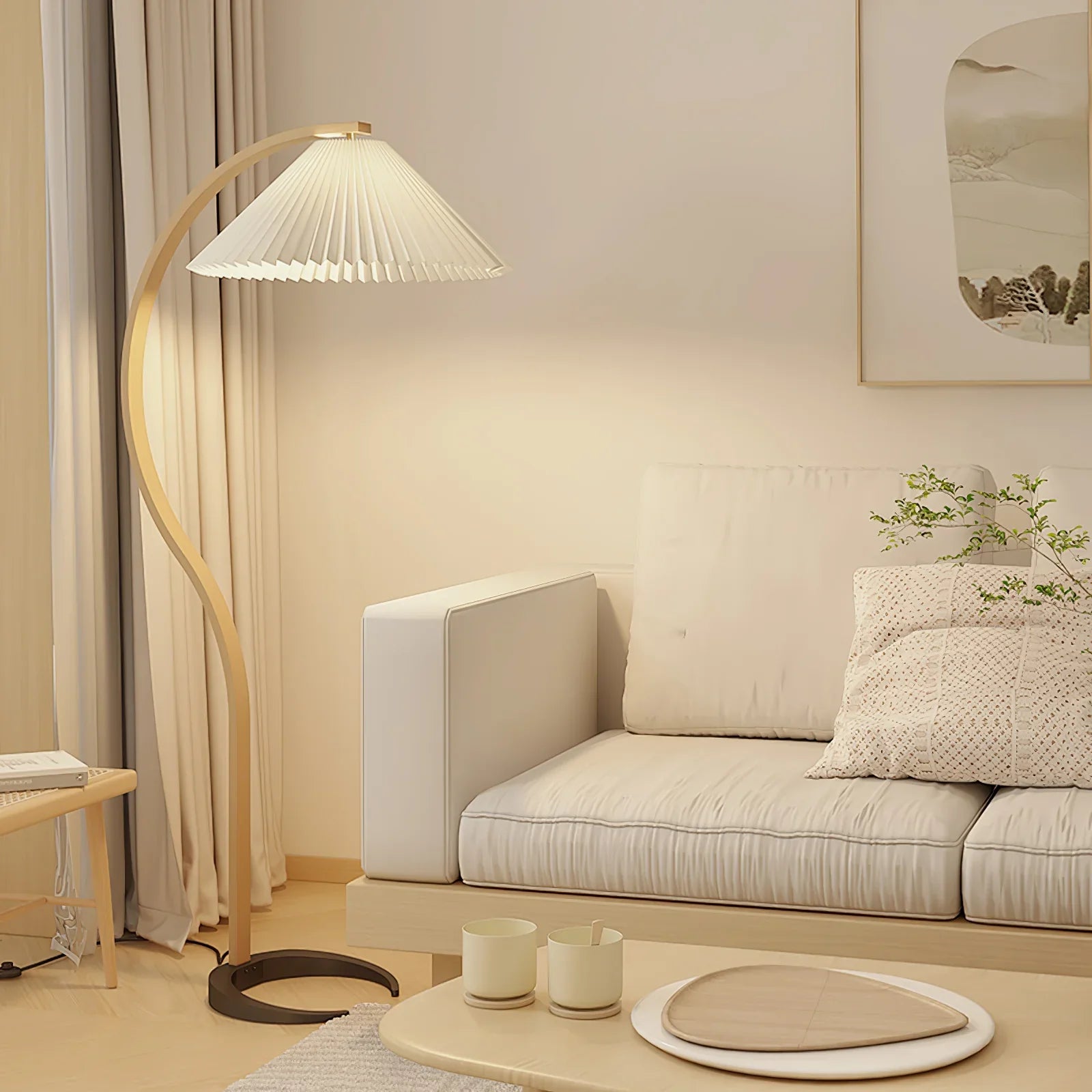 Japandi Wooden Floor Lamp | Japandi.co - Japandi