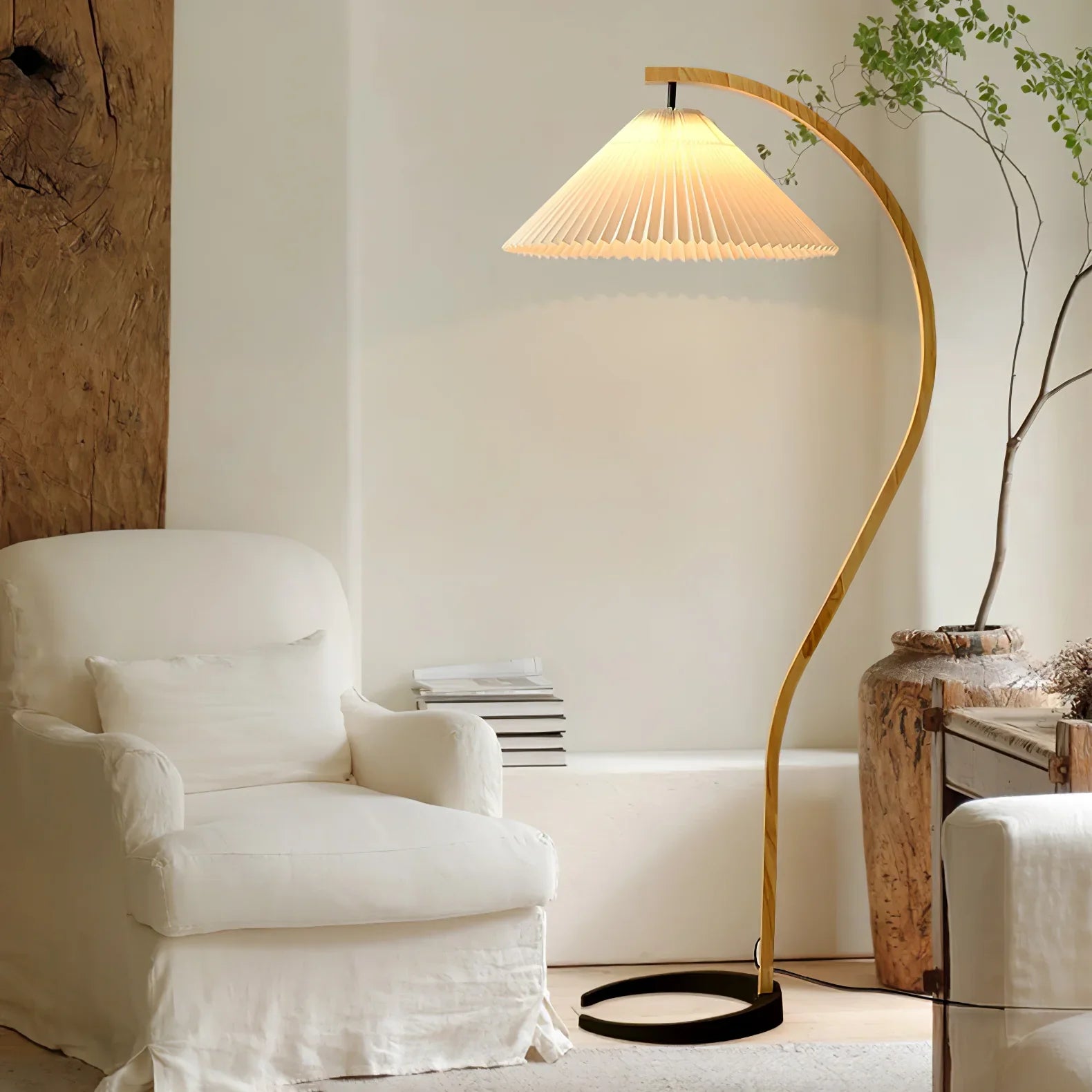 Japandi Wooden Floor Lamp | Japandi.co - Japandi